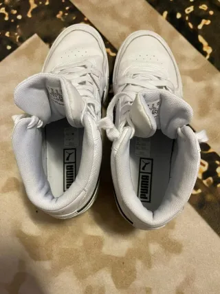 Zapatillas Puma CA Pro Mid Blancas y Negras