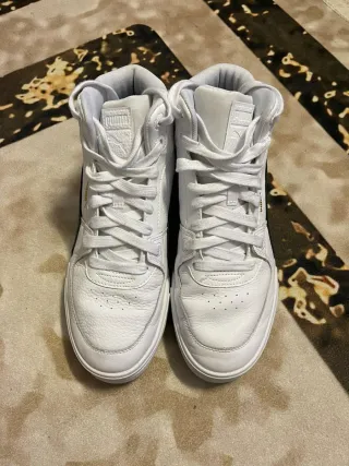 Zapatillas Puma CA Pro Mid Blancas y Negras