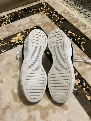 Zapatillas Puma CA Pro Mid Blancas y Negras