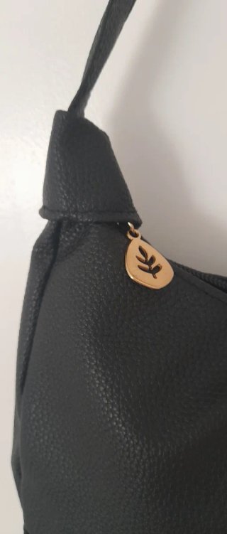 Bolso de mano/hombro negro