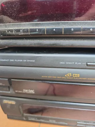 Equipo de audio Aiwa negro