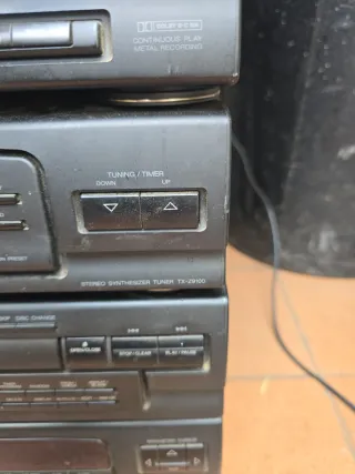 Equipo de audio Aiwa negro