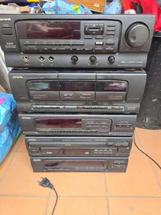 Equipo de audio Aiwa negro