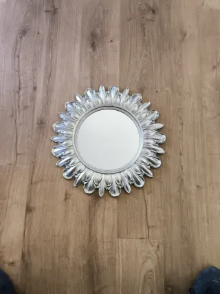 Espejo decorativo Zara Home plateado