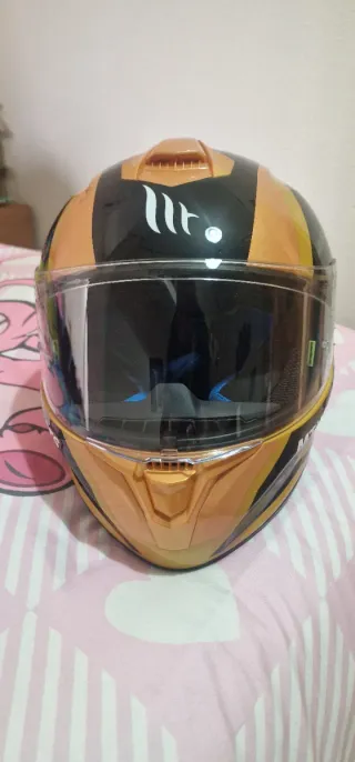 Casco MT Helmets Targo Pro Dorado