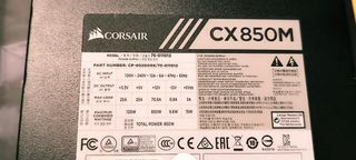 Corsair CX850M - 850W 80+ Bronze