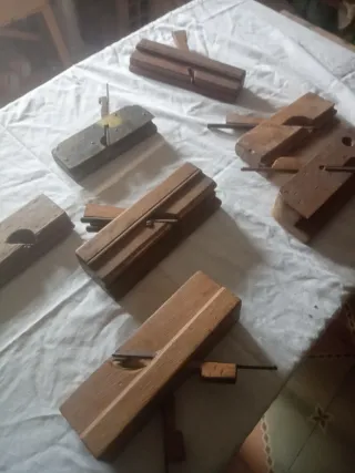 Herramientas de carpintería antiguas