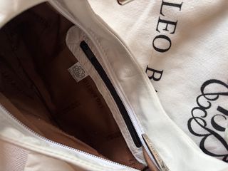 Bolso Leo Bastida Piel Blanco y Rosa