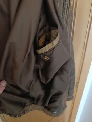 Cazadora Piel Vintage Marrón