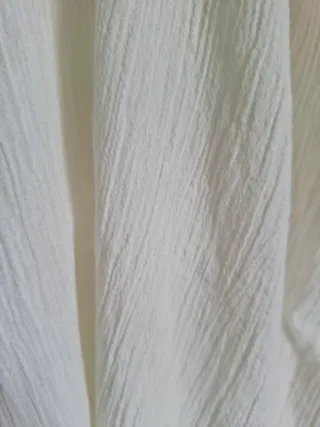 Blusa blanca 100% Algodón H&M Talla XL / 44