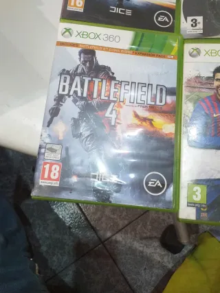 Lote 4 Juegos Xbox 360: Battlefield 3, 4, MotoGP 0