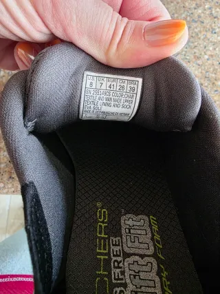 Skechers Swift Fit Hombre Gris Negro