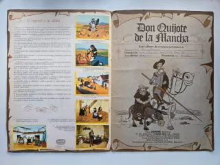 Album COMPLETO Don Quijote de la Mancha DANONE