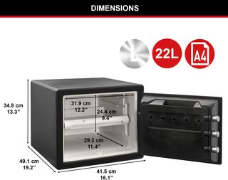 Caja fuerte Master Lock ignífuga e impermeable
