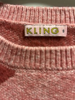 Jersey Kling Corazones Rosa Talla S