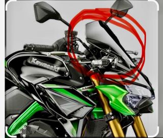 Kawasaki Z900 A2/A Naked Negra/Verde