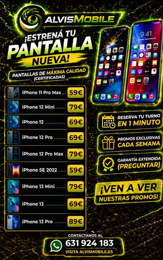 ⭐ Cambio pantalla iPhone 11 Pro desde 49€ – 30 MIN