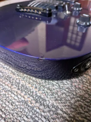 Guitarra Washburn Eléctrica Azul oscuro