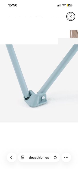 Silla plegable camping Quechua reposabrazos