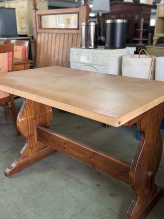 Mesa Comedor Rectangular Madera Maciza