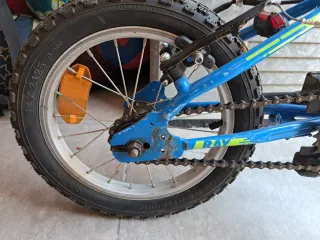 Bicicleta infantil azul