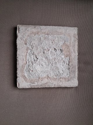 Baldosa hidráulica centenaria decorada