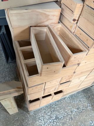 Cajas de madera para vino