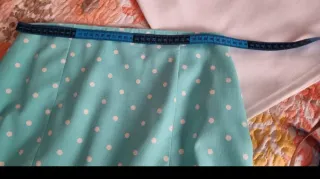 Falda y blusa flamenca lunares XL