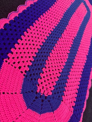 Set di 7 tovaglie in cotone fatto a mano
