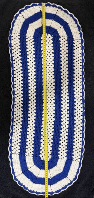 Set di 7 tovaglie in cotone fatto a mano