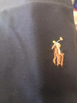 Camisa Polo Ralph Lauren azul marino manga corta