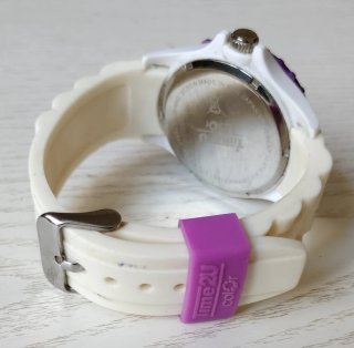Reloj Time2U Morado y Blanco