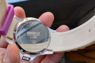 Reloj Time2U Morado y Blanco