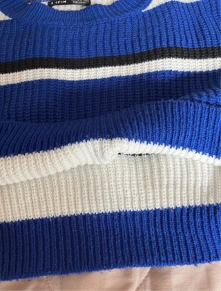 Maglioncino corto a righe