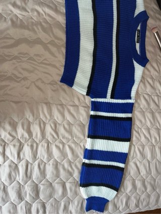 Maglioncino corto a righe