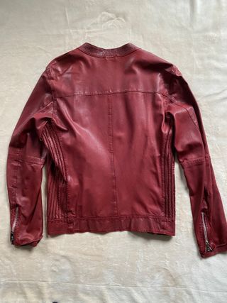 Chaqueta Cuero Roja Diesel