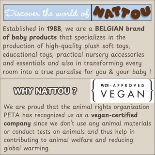 Coperta infantile Nattou con arco e giochi