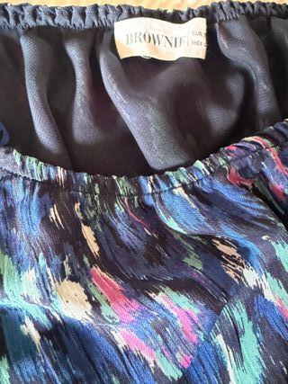 Vestido Brownie Talla M Estampado