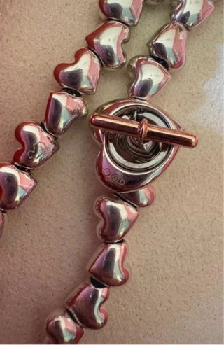 Collana Dodo Cuori Argento
