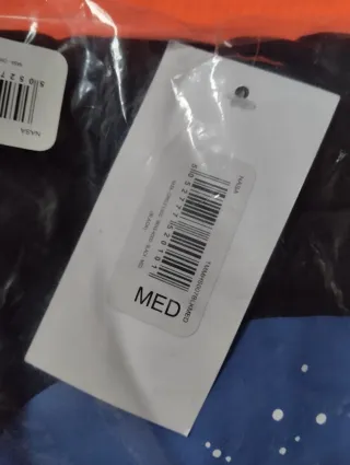 NUEVO Camiseta NASA Azul Hombre M