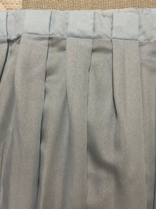 Cortinas visillo azul poliéster
