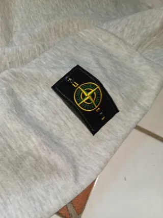 Felpa Stone Island Girocollo Grigia M