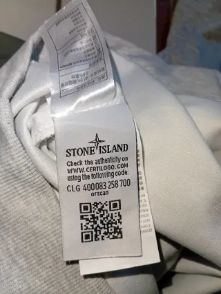 Felpa Stone Island Girocollo Grigia M