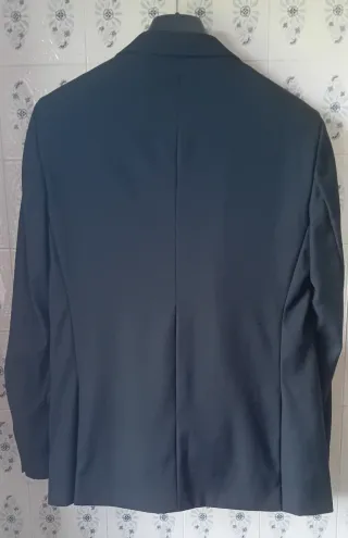 Traje de caballero negro, 2 piezas