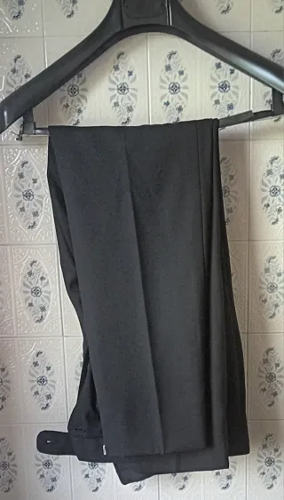 Traje de caballero negro, 2 piezas
