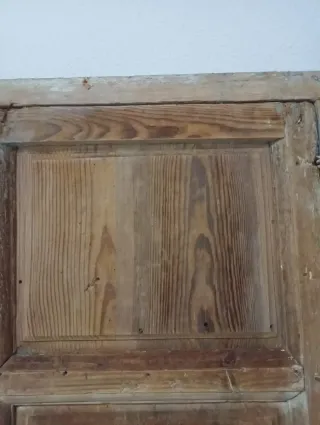 Puerta antigua de madera 193x110