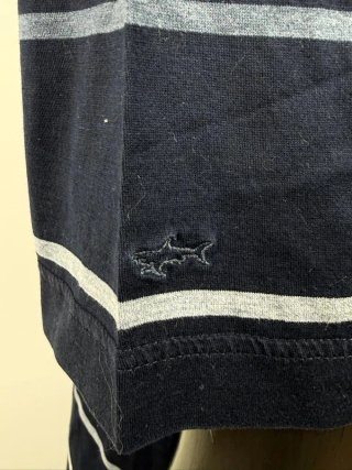 Polo Paul & Shark Uomo Taglia L Blu Righe Cotone