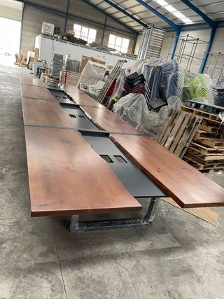 Mesa de reuniones /de juntas de madera de Pino