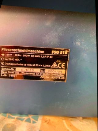 Banco de corte Einhell FSG 518