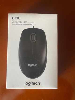Ratón Logitech B100 Cableado nuevo sin estrenar